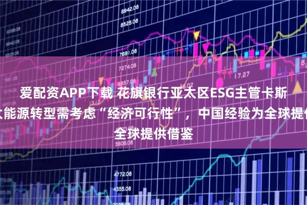 爱配资APP下载 花旗银行亚太区ESG主管卡斯：亚太能源转型需考虑“经济可行性”，中国经验为全球提供借鉴